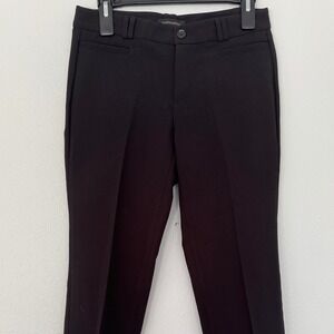 Banana Republic Logan Crop Pants‎ Black Size 2 Career Business Casual